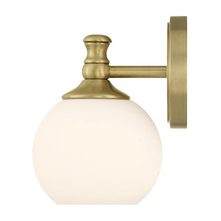 Orlisse One Light Wall Sconce in Vintage Brass
