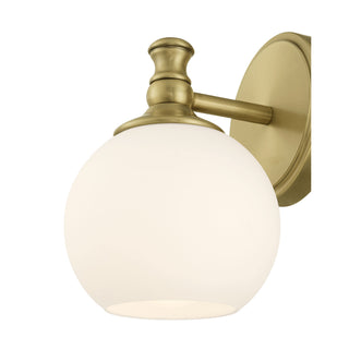 Orlisse One Light Wall Sconce in Vintage Brass