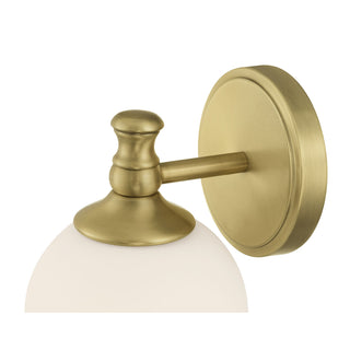 Orlisse One Light Wall Sconce in Vintage Brass