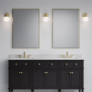 Orlisse One Light Wall Sconce in Vintage Brass