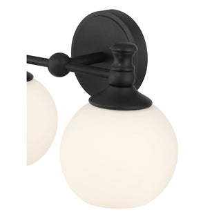 Orlisse Two Light Vanity in Matte Black
