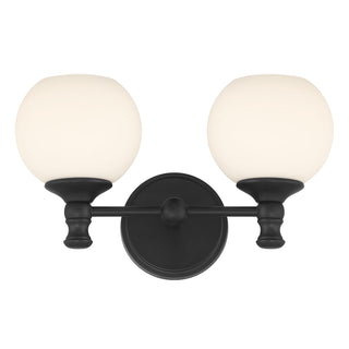 Orlisse Two Light Vanity in Matte Black