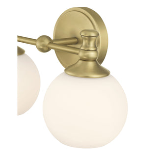 Orlisse Two Light Vanity in Vintage Brass