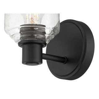Vessair One Light Wall Sconce in Matte Black