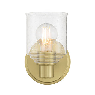 Vessair One Light Wall Sconce in Vintage Brass