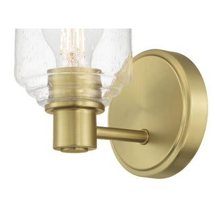 Vessair One Light Wall Sconce in Vintage Brass