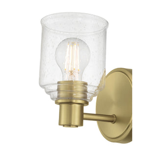 Vessair One Light Wall Sconce in Vintage Brass