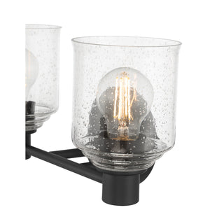 Vessair Two Light Vanity in Matte Black