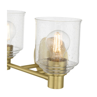 Vessair Two Light Vanity in Vintage Brass