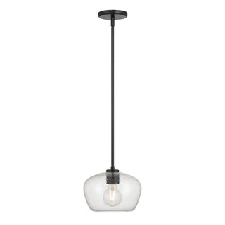 Pomari One Light Pendant in Matte Black