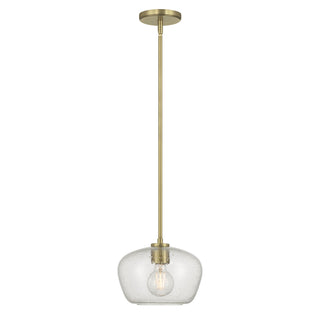 Pomari One Light Pendant in Vintage Brass