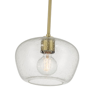 Pomari One Light Pendant in Vintage Brass