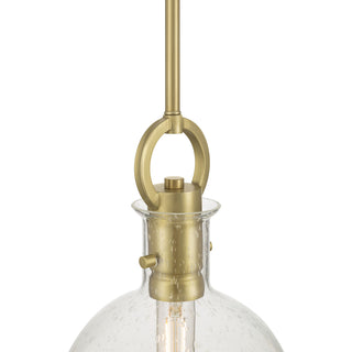 Glanora One Light Mini Pendant in Vintage Brass