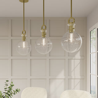 Glanora One Light Mini Pendant in Vintage Brass