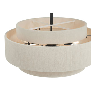 Helbert Five Light Pendant in Matte Black