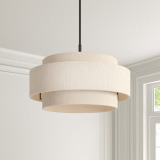 Helbert Five Light Pendant in Matte Black