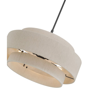 Helbert Five Light Pendant in Matte Black