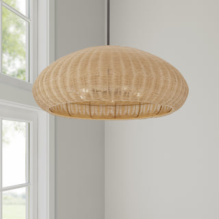 Natora Five Light Pendant in Matte Black