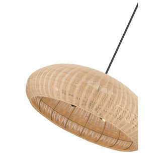 Natora Six Light Pendant in Matte Black