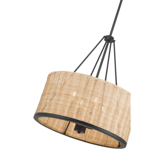 Namiro Four Light Pendant in Matte Black