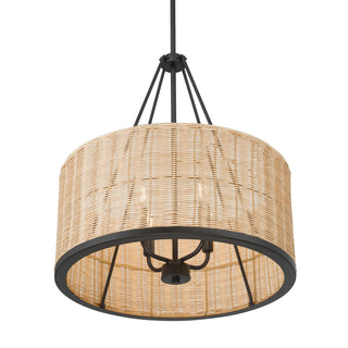 Namiro Four Light Pendant in Matte Black