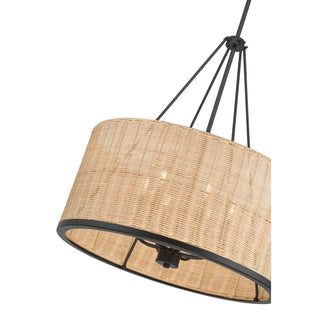 Namiro Six Light Pendant in Matte Black