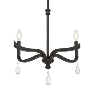 Viremont Four Light Chandelier in Matte Black