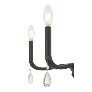 Viremont Four Light Chandelier in Matte Black