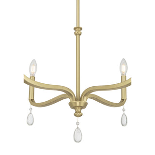 Viremont Four Light Chandelier in Vintage Brass
