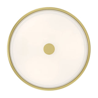 Ardezia Three Light Flush Mount in Vintage Brass