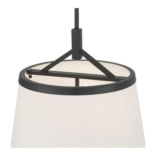 Montrine Three Light Pendant in Matte Black
