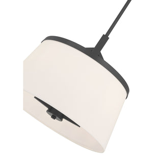 Montrine Three Light Pendant in Matte Black