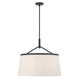 Montrine Six Light Pendant in Matte Black