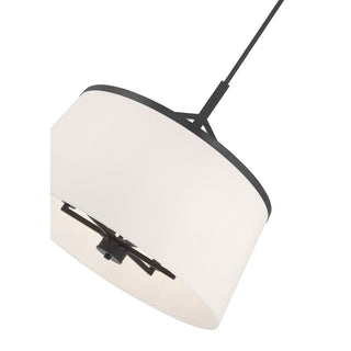 Montrine Six Light Pendant in Matte Black