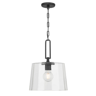Diamara One Light Pendant in Matte Black