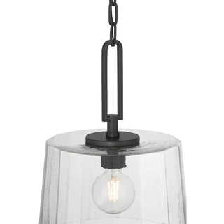 Diamara One Light Pendant in Matte Black