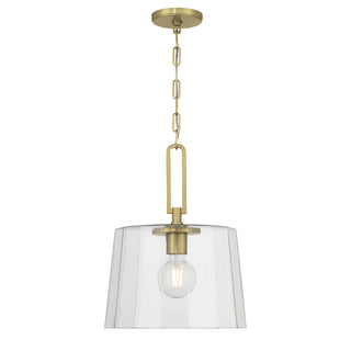 Diamara One Light Pendant in Vintage Brass
