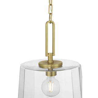 Diamara One Light Pendant in Vintage Brass