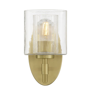 Solventa One Light Wall Sconce in Vintage Brass
