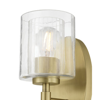 Solventa One Light Wall Sconce in Vintage Brass