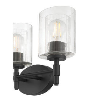 Solventa Three Light Vanity in Matte Black