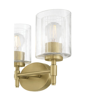 Solventa Three Light Vanity in Vintage Brass