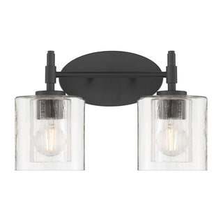 Solventa Two Light Vanity in Matte Black