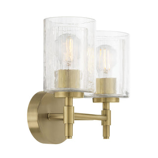 Solventa Two Light Vanity in Vintage Brass