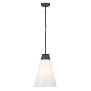 Bellaryn One Light Pendant in Matte Black
