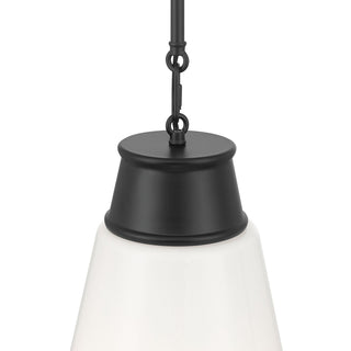 Bellaryn One Light Pendant in Matte Black