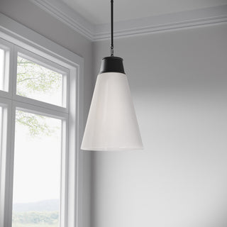 Bellaryn One Light Pendant in Matte Black