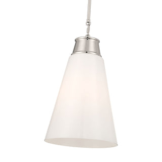 Bellaryn One Light Pendant in Polished Nickel