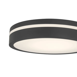 Soltra LED Flush Mount in Matte Black