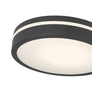 Soltra LED Flush Mount in Matte Black